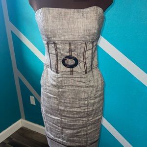 Sexy strapless dress